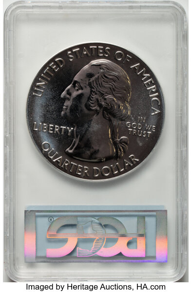 image for: 2017 25C Frederick Douglass National Park Five-Ounce Silver, First Strike, MS69 Deep Mirror Prooflike PCGS.  ...