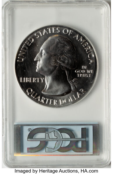 image for: 2016 25C Cumberland Gap National Park Five-Ounce Silver, First Strike, MS69 Deep Mirror Prooflike PCGS....