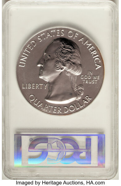 image for: 2015 25C Homestead National Park Five-Ounce Silver, Mercanti Signature, MS69 Deep Mirror Prooflike PCGS....