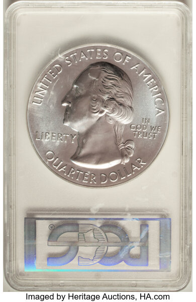 image for: 2015 25C Saratoga National Park Five-Ounce Silver, Mercanti Signature MS69 Deep Mirror Prooflike PCGS....