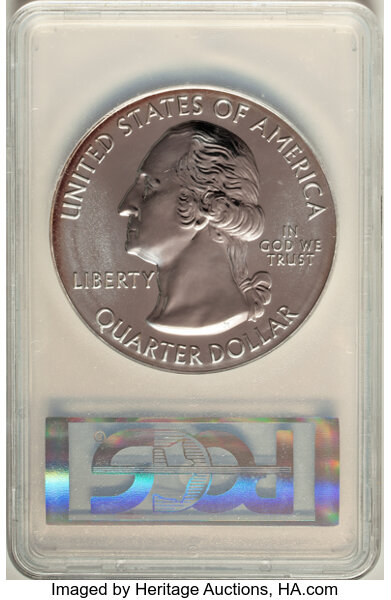 image for: 2011 25C Gettysburg National Park Five Ounce Silver, First Strike MS69 Prooflike PCGS.  ...