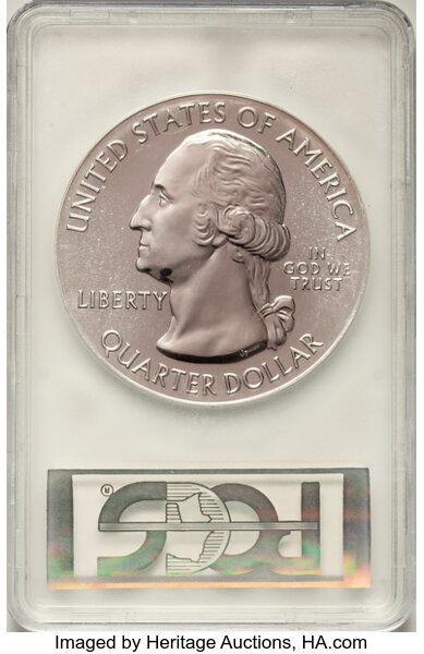 image for: 2014 25C Great Sand Dunes National Park Five-Ounce Silver, First Strike, Mercanti Signature MS69 Deep Mirror Prooflike PCGS....