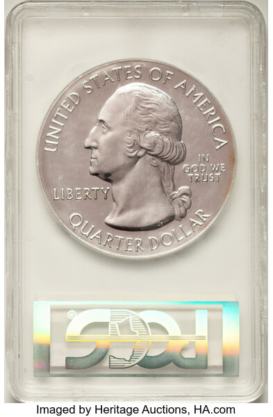 image for: 2016 25C Harpers Ferry National Park, Five-Ounce Silver, First Strike, John M. Mercanti Signature, MS69 Deep Mirror Prooflike...
