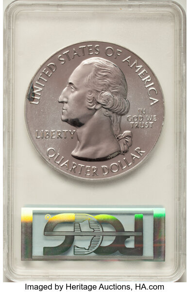image for: 2015 25C Bombay Hook National Park Five Ounce Silver, First Strike MS69 Deep Mirror Prooflike PCGS.  ...