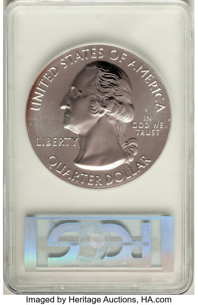 image for: 2013 25C Perry's Memorial NP Five-Ounce Silver, First Strike MS69 Deep Mirror Prooflike PCGS.  ...