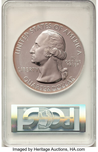 image for: 2010 25C Hot Springs Five Ounce Silver First Strike MS69 Deep Mirror Prooflike PCGS.  ...