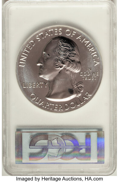 image for: 2012 25C Acadia NP Five-Ounce Silver, First Strike MS69 Deep Mirror Prooflike PCGS.  ...