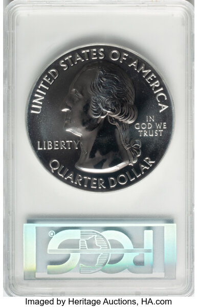 image for: 2016 25C Shawnee National Park Five-Ounce Silver, First Strike, MS69 Deep Mirror Prooflike PCGS....