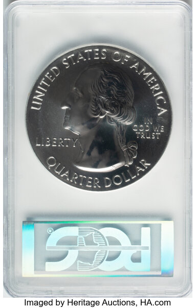 image for: 2015 25C Kisatchie National Park Five-Ounce Silver, First Strike, MS69 Deep Mirror Prooflike PCGS....