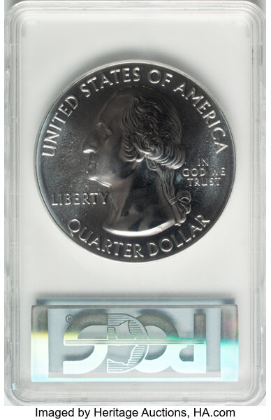image for: 2015 25C Bombay Hook National Park Five Ounce Silver, First Strike MS69 Deep Mirror Prooflike PCGS.  ...