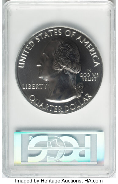 image for: 2016 25C Cumberland Gap National Park, Five-Ounce Silver, First Strike MS69 Deep Mirror Prooflike PCGS.  ...