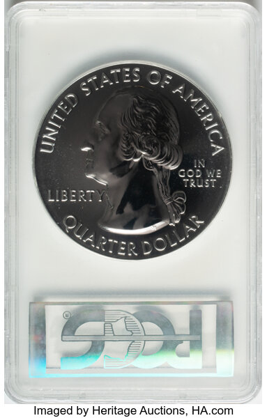 image for: 2013 25C Fort McHenry Five-Ounce Silver MS68 Deep Mirror Prooflike PCGS. PCGS Population: (5/136).  ...
