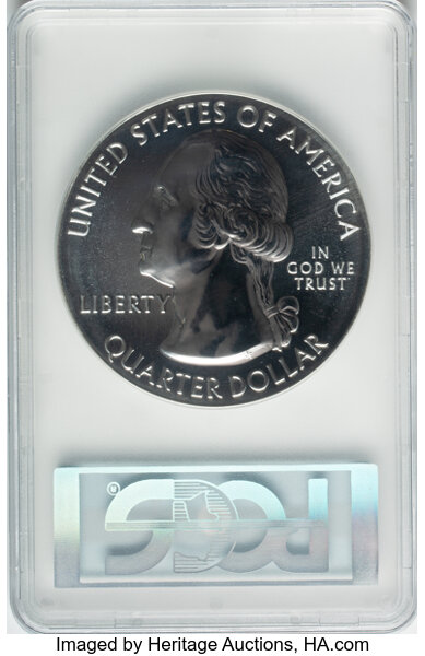 image for: 2013 25C White Mountain National Park Five-Ounce Silver, First Strike MS69 Deep Mirror Prooflike PCGS.  ...
