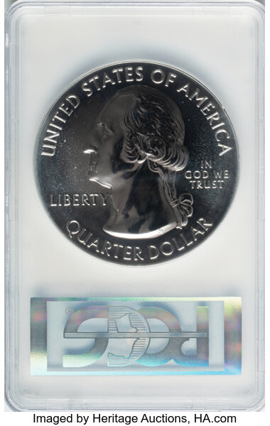 image for: 2012 25C Denali NP Five-Ounce Silver, First Strike MS69 Deep Mirror Prooflike PCGS.  ...