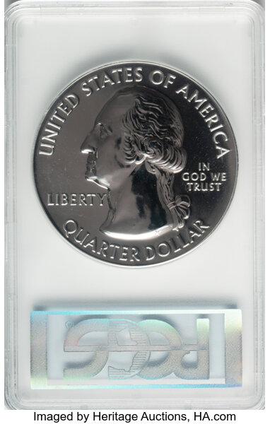 image for: 2018 25C Pictured Rocks National Park, Five-Ounce Silver, First Strike MS69 Deep Mirror Prooflike PCGS.  ...
