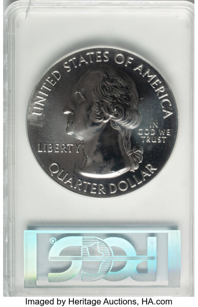 image for: 2015 25C Saratoga NP 5 oz Silver First Strike MS69 Deep Mirror Prooflike PCGS.  ...