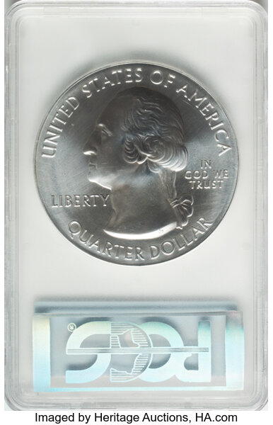 image for: 2013 25C Mount Rushmore NP Five-Ounce Silver Quarter, First Strike MS69 PCGS. PCGS Population: (100/0).  ...