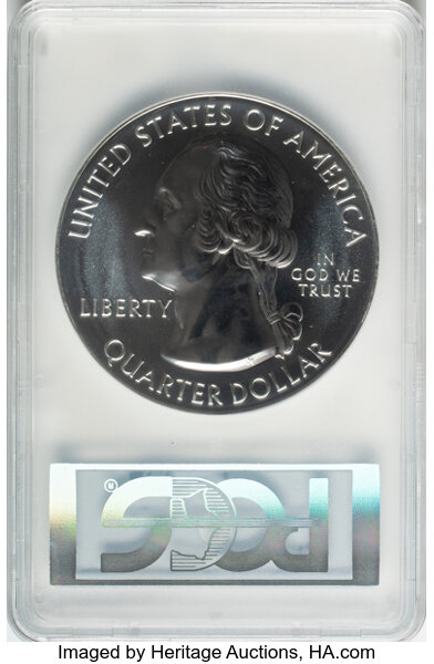 image for: 2011 25C Gettysburg National Park Five Ounce Silver, First Strike MS69 Prooflike PCGS.  ...