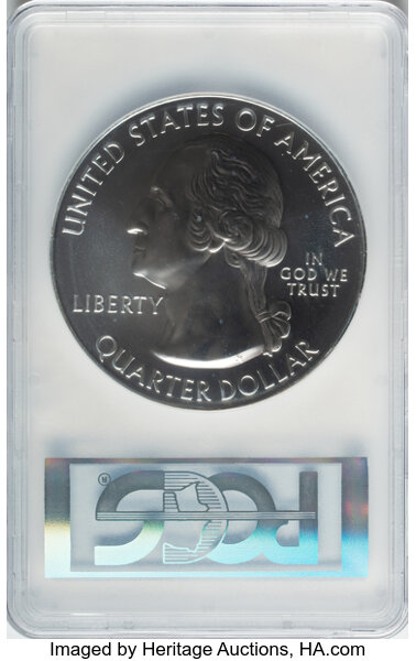 image for: 2010 25C Grand Canyon Five Ounce Silver, First Strike MS68 Prooflike PCGS.  ...