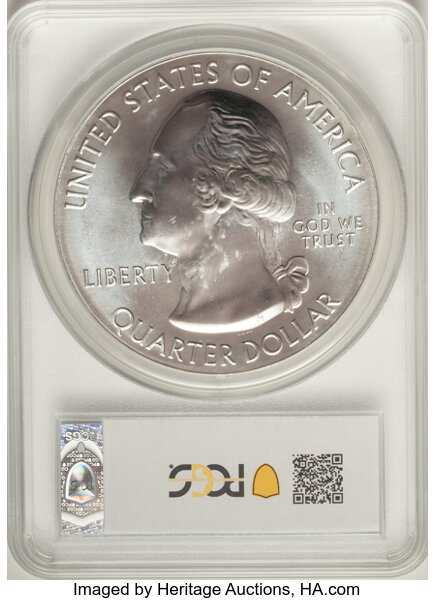 image for: 2020 25C Marsh-Billings Rockefeller National Park Five-Ounce Silver MS67 Prooflike PCGS. PCGS Population: (3/0)....