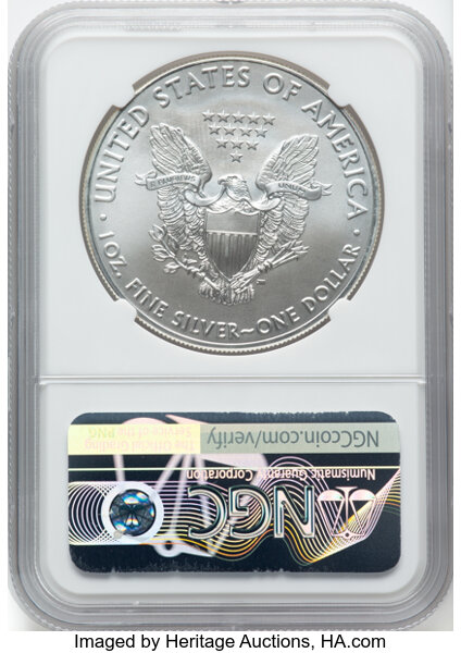 image for: 2020-(P) $1 Silver Eagle, Emergency Issue Struck at Philadelphia, Early Releases  MS70 NGC....