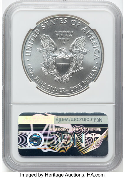 image for: 2020-(P) $1 Silver Eagle, Emergency Issue Struck at Philadelphia, Early Releases MS70 NGC....