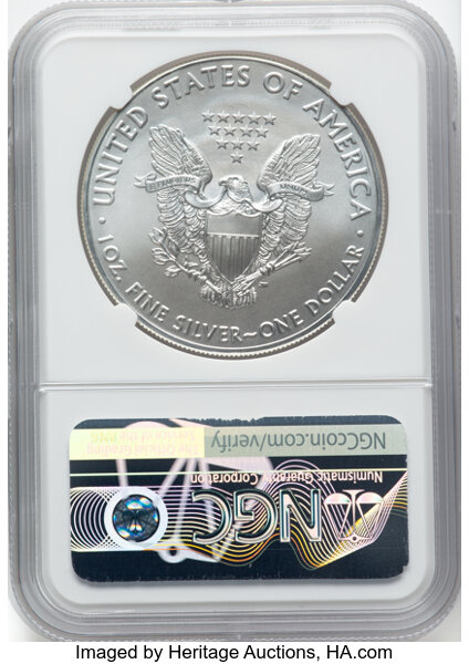 image for: 2020-(P) $1 Silver Eagle, Emergency Issue Struck at Philadelphia, Early Releases MS70 NGC....