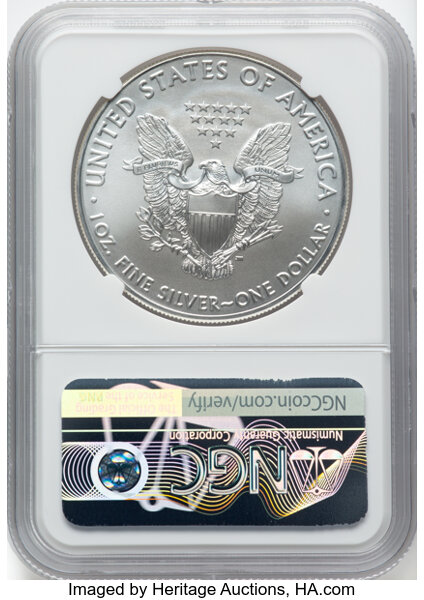 image for: 2020-(P) $1 Silver Eagle, Emergency Issue Struck at Philadelphia, Early Releases MS70 NGC....