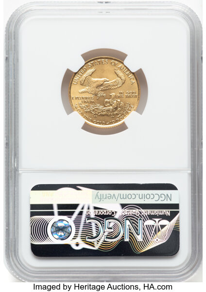 image for: 1993 $10 Quarter-Ounce Gold Eagle MS68 NGC. NGC Census: (47/3774)....