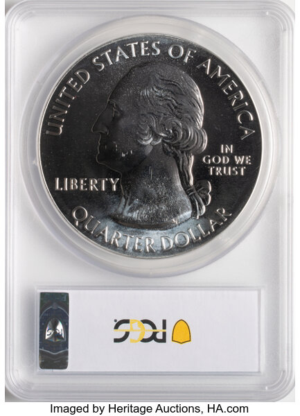 image for: 2019 25C American Memorial National Park Five Ounce Silver, MS68 Prooflike PCGS....