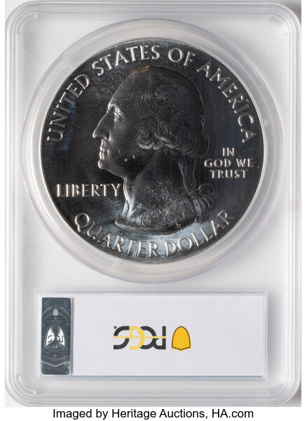 image for: 2019 25C American Memorial National Park Five Ounce Silver, MS68 Prooflike PCGS....