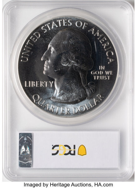 image for: 2019 25C American Memorial National Park Five Ounce Silver, MS68 Prooflike PCGS....