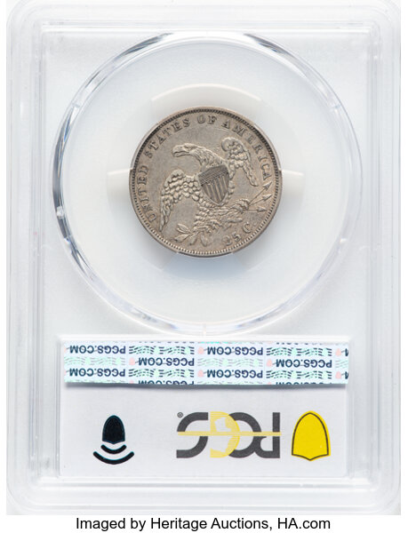 image for: 1835 25C B-5, R.2, XF45 PCGS.  Mintage 1,952,000....