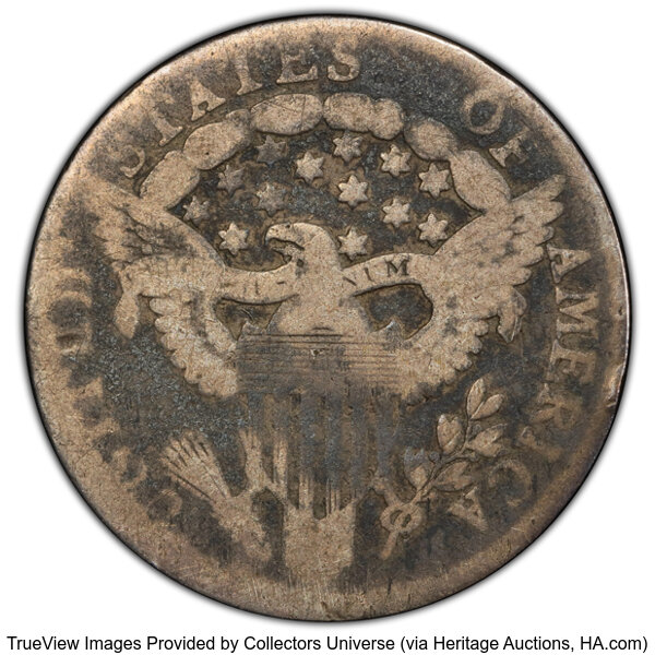 image for: 1805 10C 4 Berries, JR-2, R.1, Good 6 PCGS. PCGS Population: (2/27).  Mintage 120,780. ...