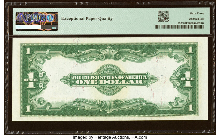 image for: Fr. 237* $1 1923 Silver Certificate Star Note PMG Choice Uncirculated 63 EPQ....