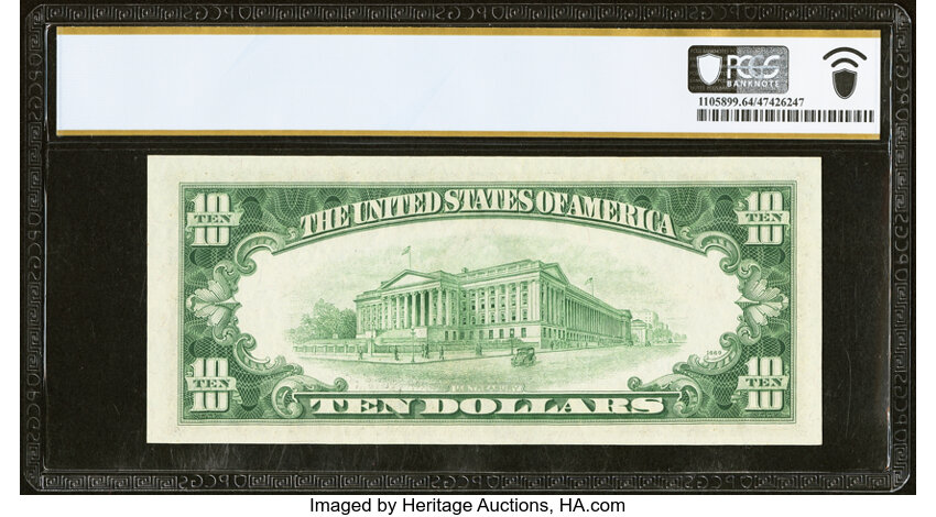 image for: Fr. 1708 $10 1953B Silver Certificate. PCGS Banknote Choice Unc 64 PPQ....