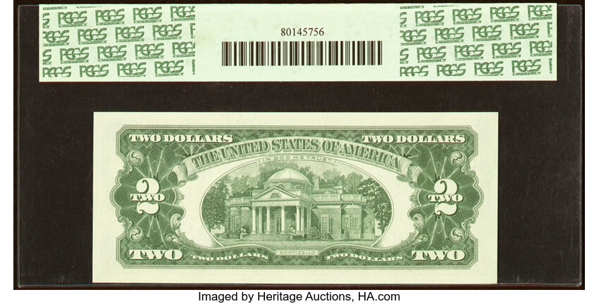 image for: Fr. 1514 $2 1963A Legal Tender Note. PCGS Superb Gem New 68PPQ....