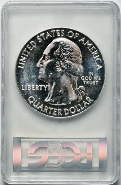 image for: 2011 25C Glacier National Park Five Ounce Silver, First Strike MS69 Deep Mirror Prooflike PCGS. Signature by, John M. Merca...