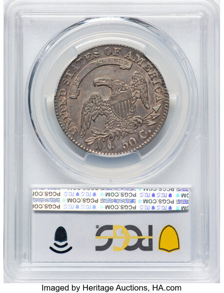 image for: 1831 50C O-104, R.1, AU53 PCGS.  Mintage 5,873,660....