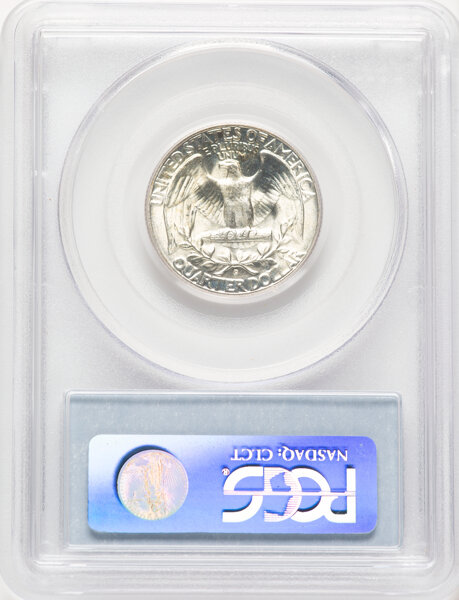 image for: 1950-D 25C Doubled Die Reverse, FS-801, MS64 PCGS. Ex. Omaha Bank Hoard. (FS-020) PCGS Population: (11/13).  Mintage 21,075...