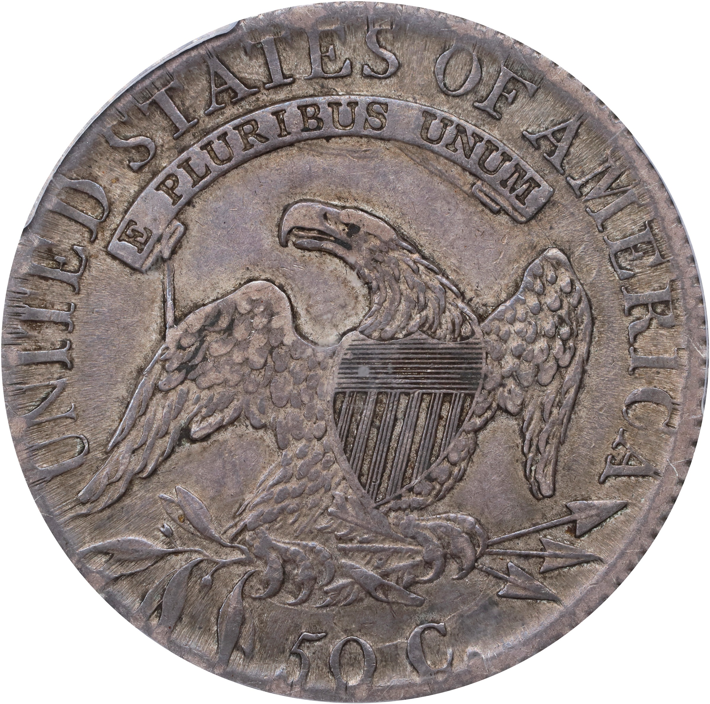 image for: 1814 Capped Bust Half Dollar. O-103. Rarity-1. AU-50 (PCGS).