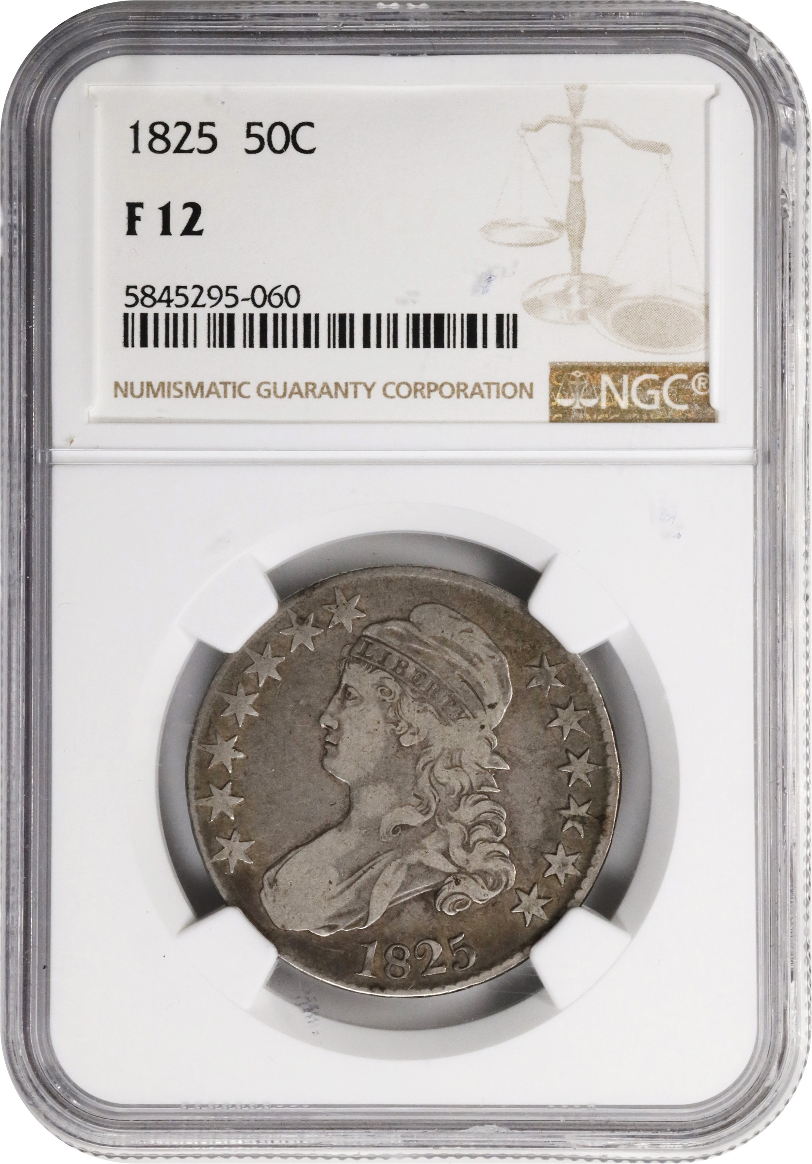 1825 50c F12 CAC thumbnail 3