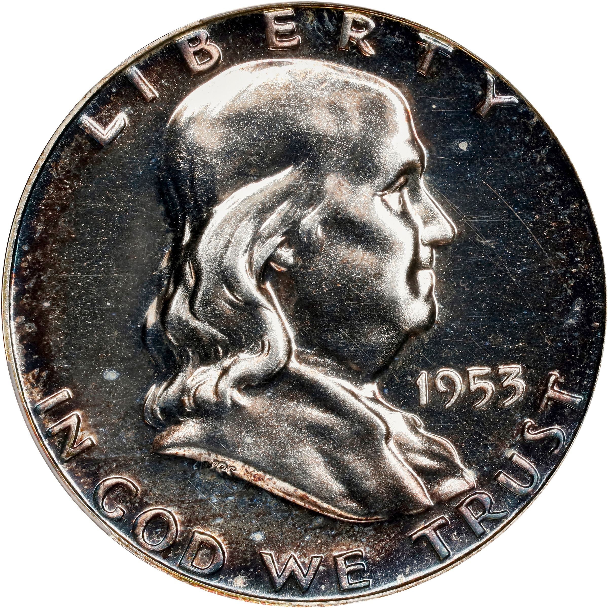 1953 Franklin Half Dollar. Proof-63 (PCGS).