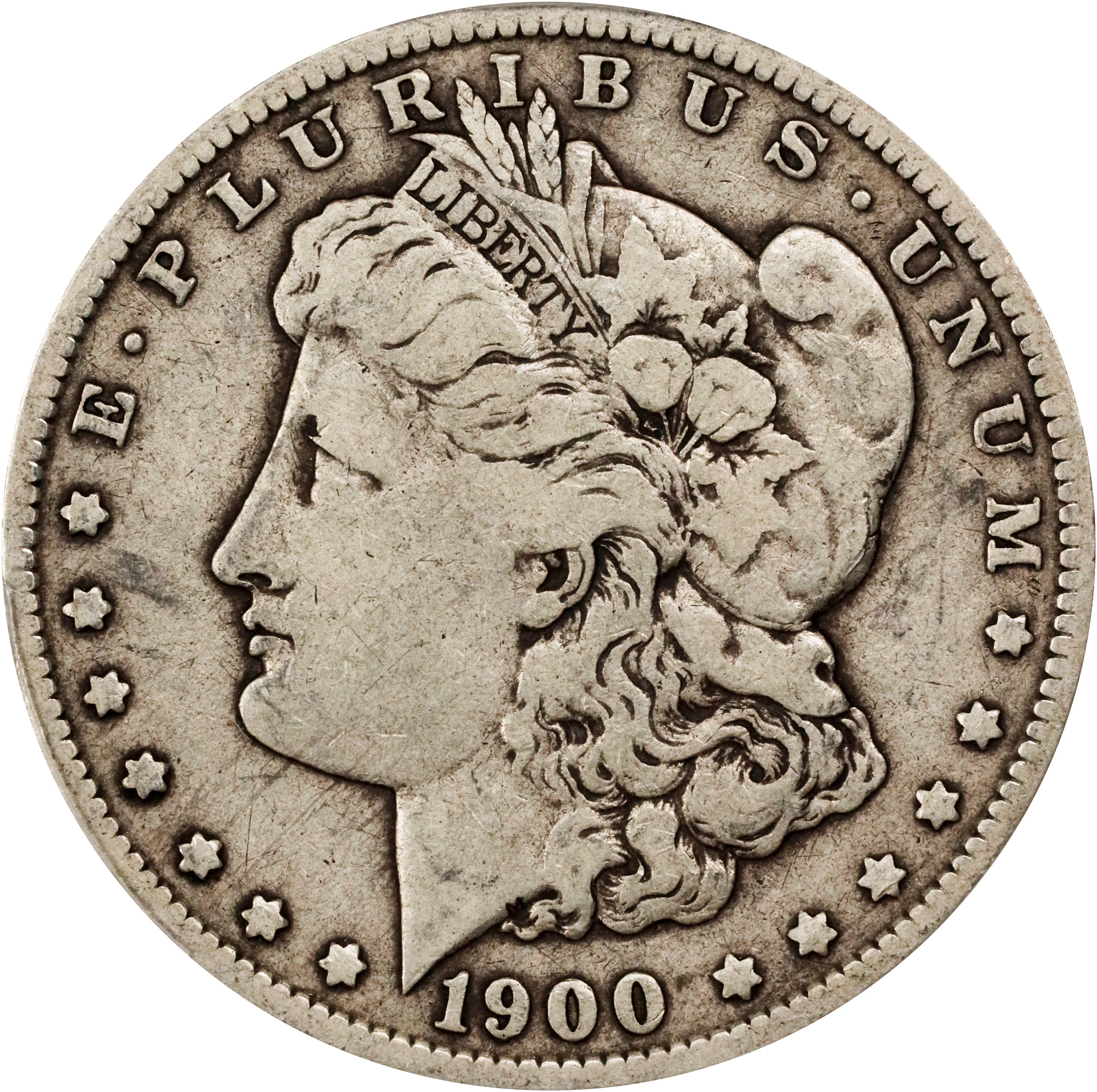 1900-O/CC Morgan Silver Dollar. Top 100 Variety. Fine-12 (PCGS).