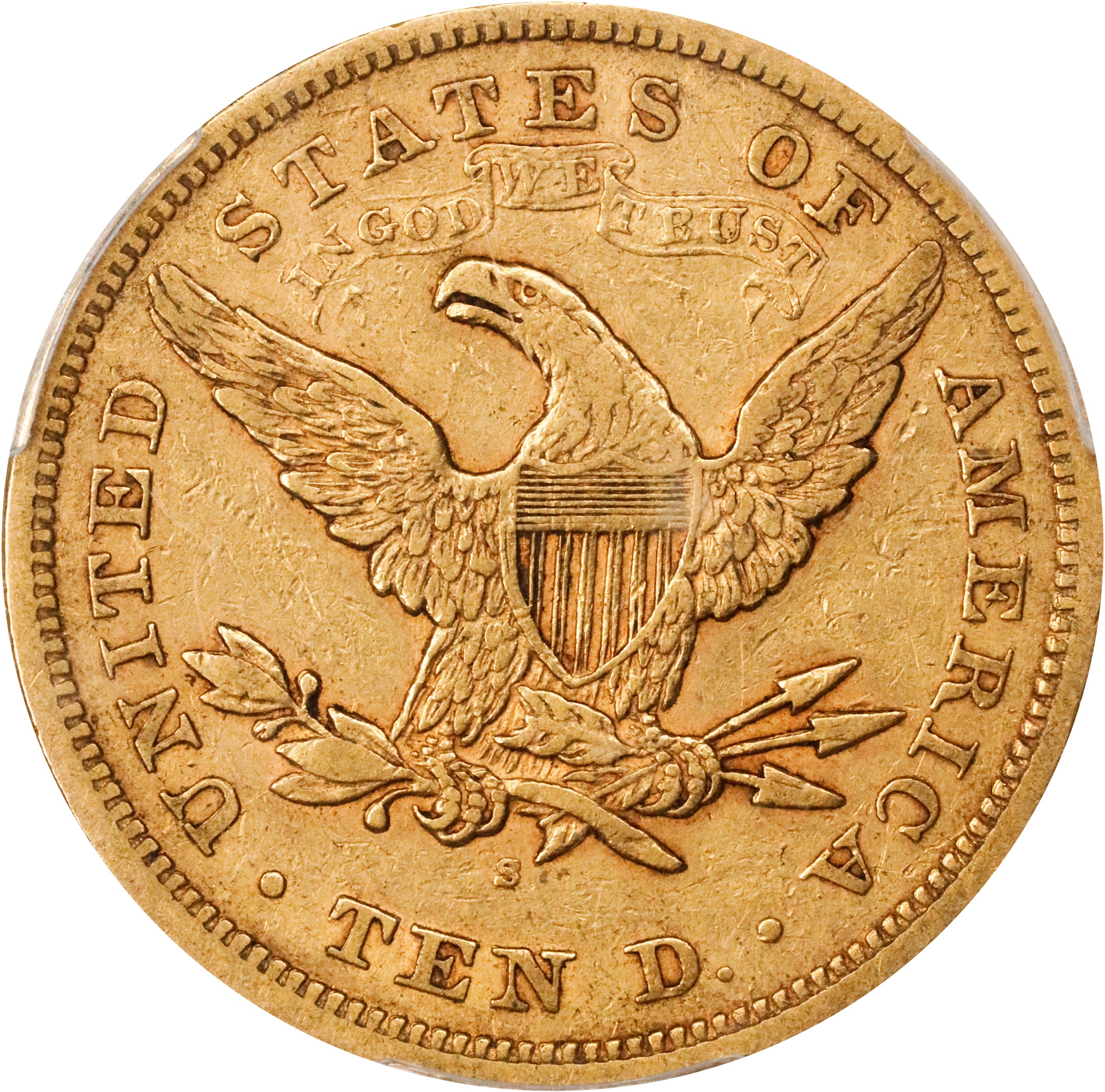 image for: 1868-S Liberty Head Eagle. EF-40 (PCGS). CAC.