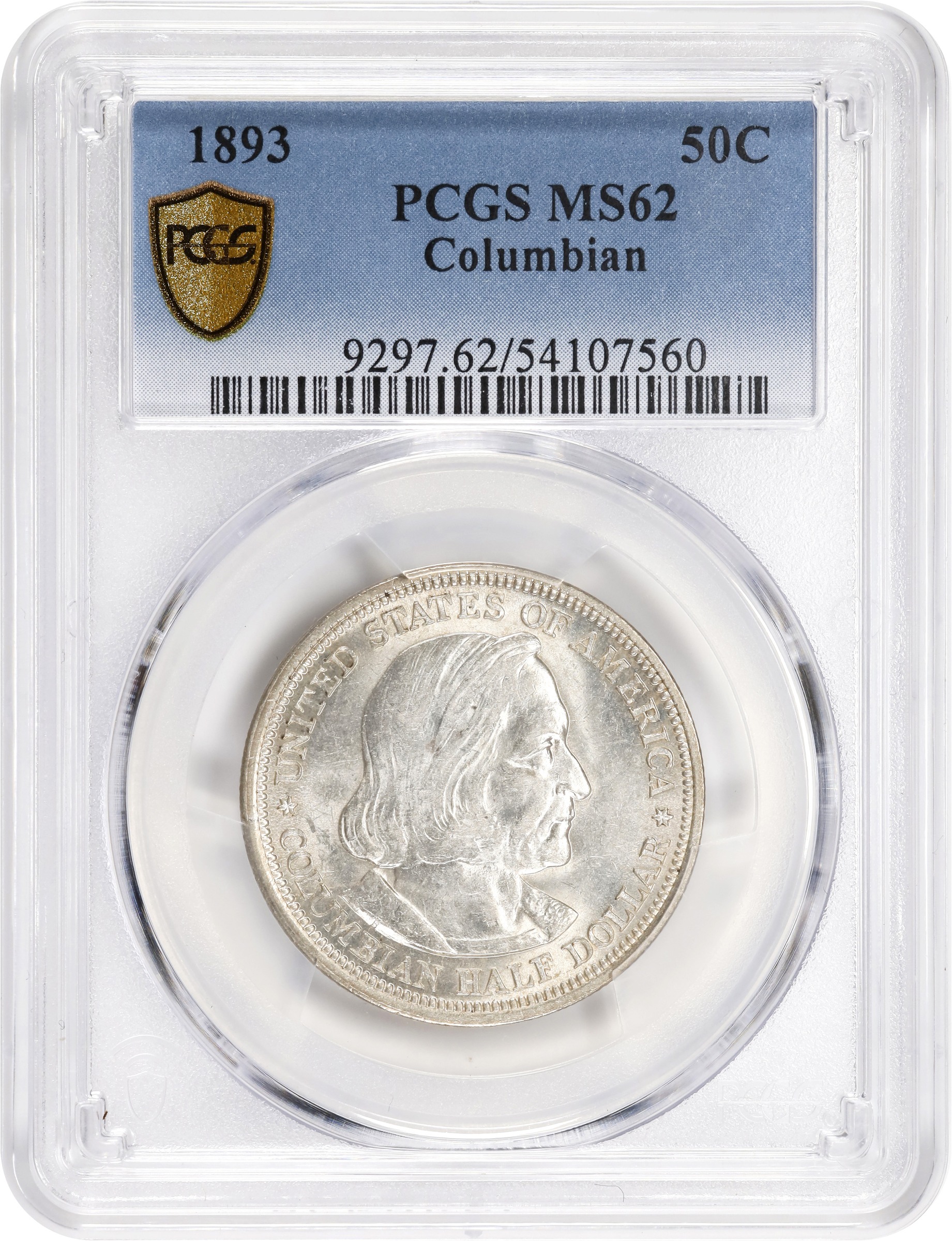 1893 50c Columbian Exposition VF35 CAC thumbnail 24