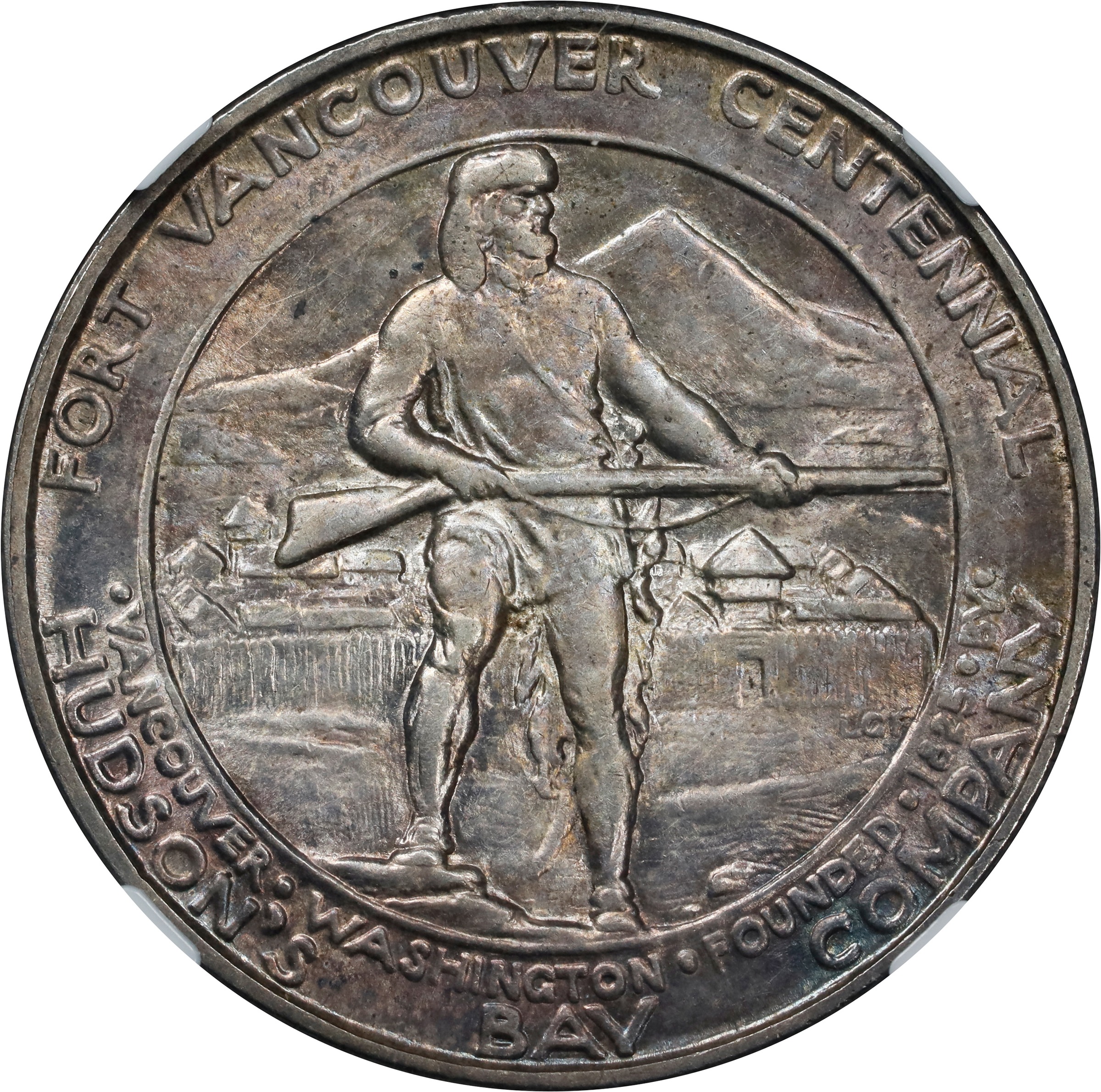 1925 50c Fort Vancouver MS62 thumbnail 2