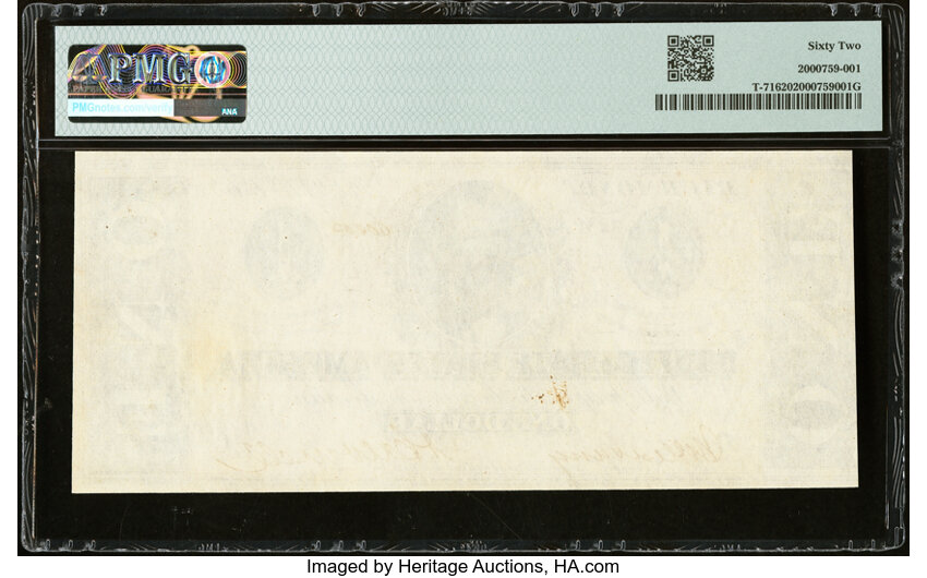 image for: T71 $1 1864 PF-12 Cr. 574 PMG Uncirculated 62....