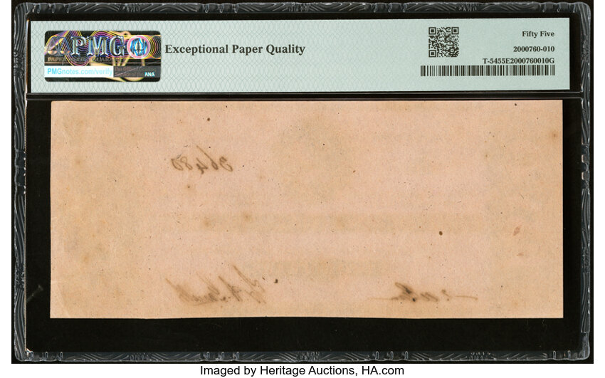 image for: T54 $2 1862 PF-6 Cr. 391 PMG About Uncirculated 55 EPQ....