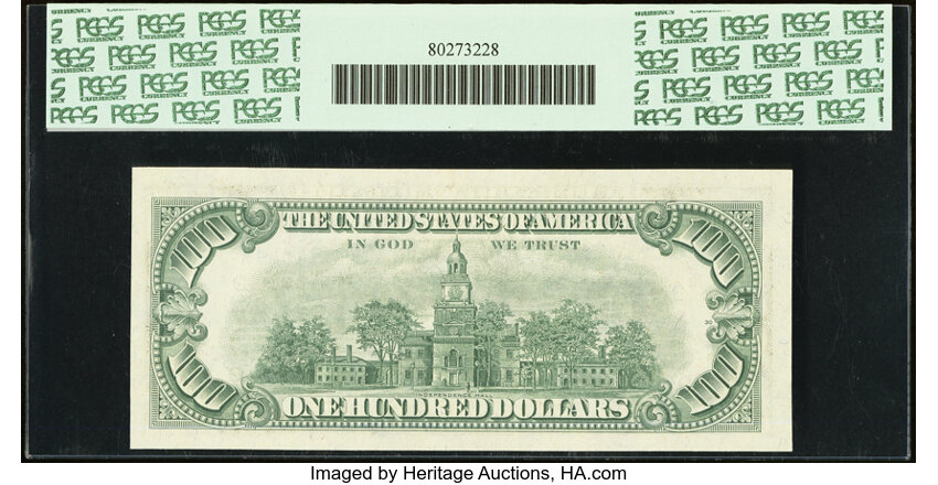 image for: Fr. 2167-I $100 1974 Federal Reserve Note. PCGS Gem New 65PPQ....